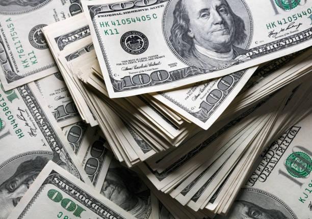Hundred dollar bills representing daily money management